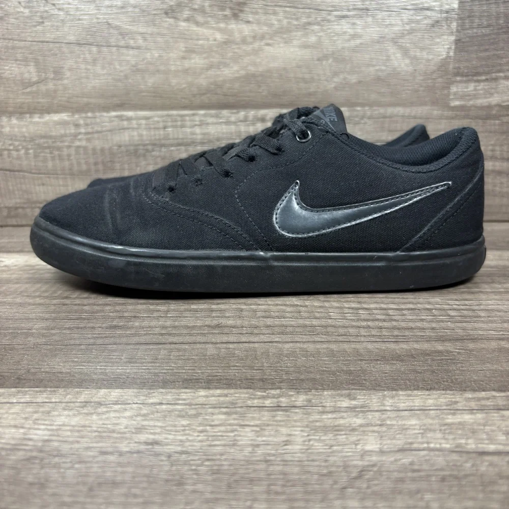 Nike SB Check Black Mens US Size 9 EUR 42.5 843896-002 Sneakers